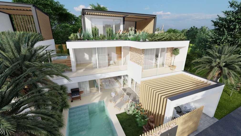 JEDINEČNÁ PONUKA - LUXUSNÉ VILY na ostrove BALI s bazénom a vírivkou len 100 m od pláže, novostavba