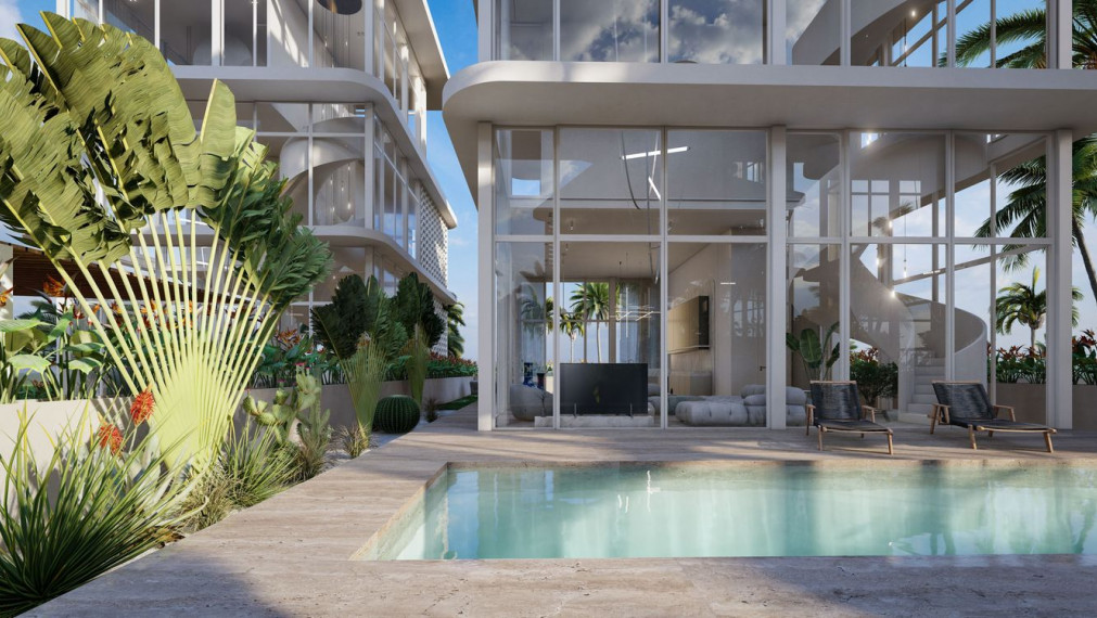 PREDAJ -  LUXUSNÉ VILY s  bazénom len pár metrov od pláže, 350m2, Bali, Seseh - Indonézia