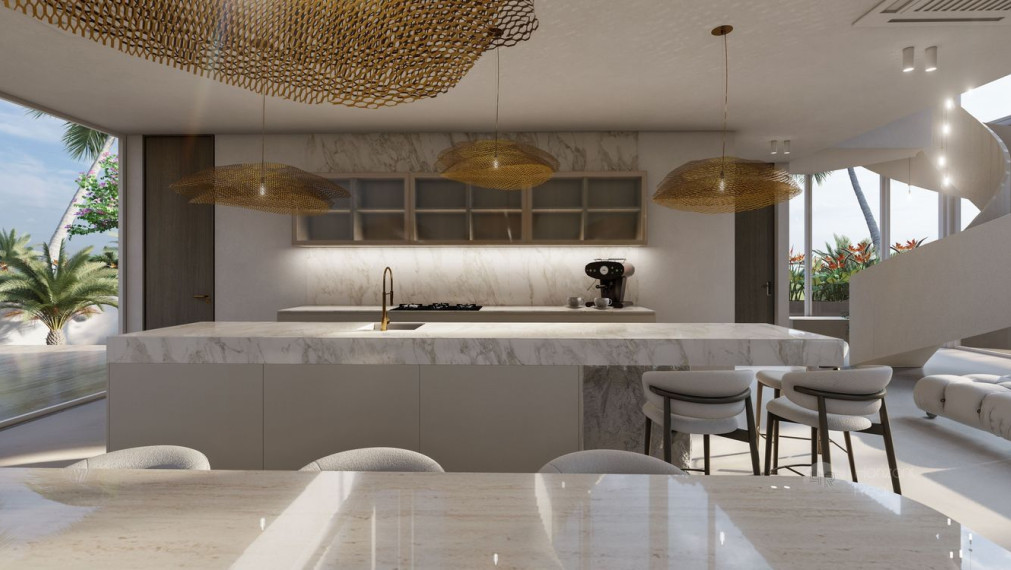 PREDAJ -  LUXUSNÉ VILY s  bazénom len pár metrov od pláže, 350m2, Bali, Seseh - Indonézia