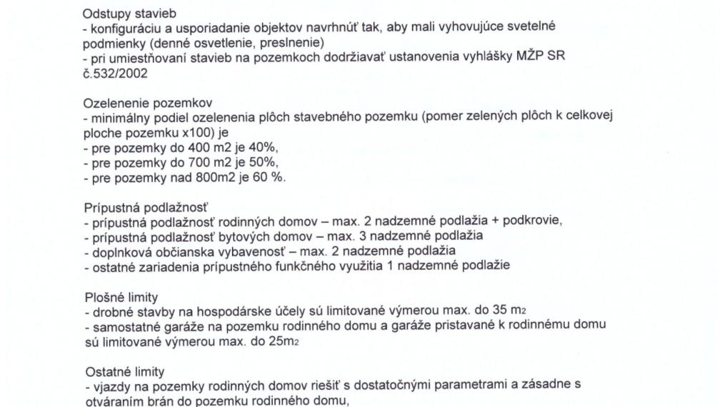 Pozemok v tichej časti Jablonového so stavebným povolením.