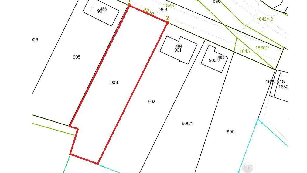 Pozemok so stavebným povolením v Jablonovom - 1 786 m²
