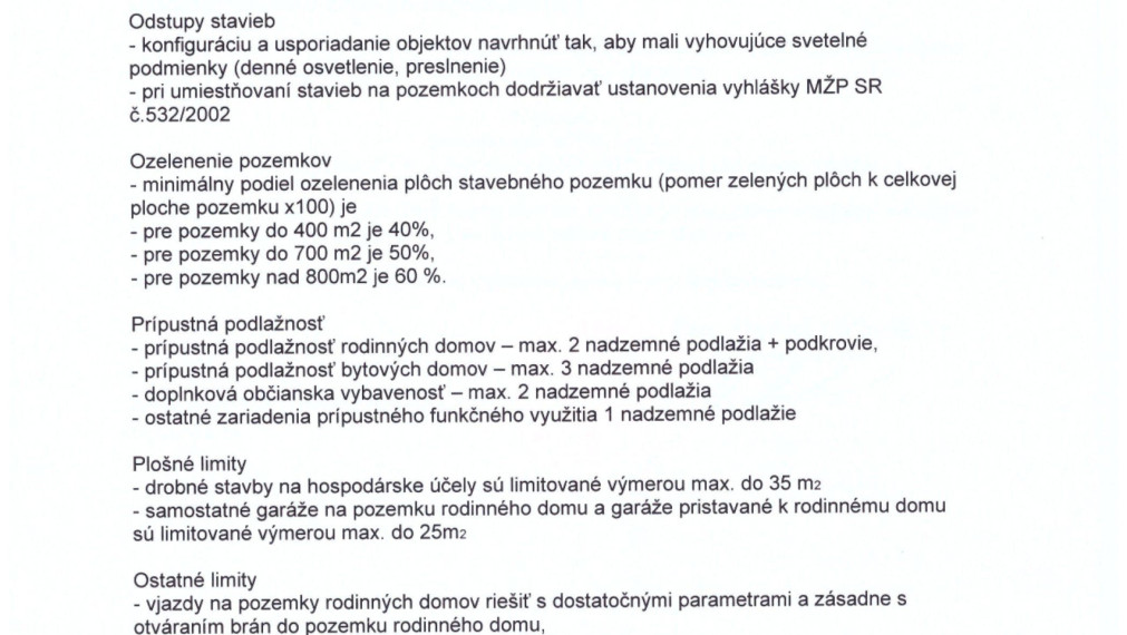 Pozemok so stavebným povolením v Jablonovom - 1 786 m²