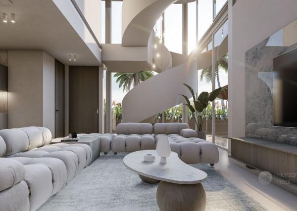 PREDAJ -  LUXUSNÉ VILY s  bazénom len pár metrov od pláže, 350m2, Bali, Seseh - Indonézia